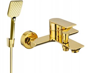 Vonios dušo komplektas su maišytuvu Mexen Alexa R-62, Gold цена и информация | Смесители | pigu.lt