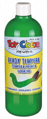 Gouache Tempera dažai ToyColor, superplaunami, 1000ml, žali kaina ir informacija | Piešimo, tapybos, lipdymo reikmenys | pigu.lt
