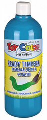 Gouache Tempera dažai ToyColor, superplaunami, 1000ml, Šviesiai mėlyni kaina ir informacija | Piešimo, tapybos, lipdymo reikmenys | pigu.lt