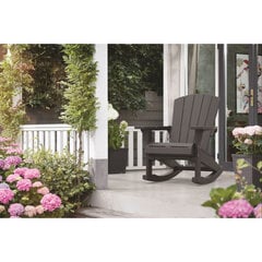 Садовый стул Keter Adirondack Troy, серый цена и информация |  Садовые стулья, кресла, пуфы | pigu.lt
