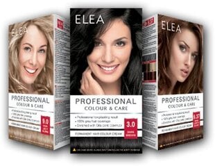 Plaukų dažai Elea Professional Colour& Care 3.0 Dark brown, 123ml kaina ir informacija | Plaukų dažai | pigu.lt
