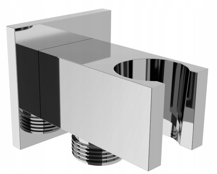 Potinkinis dušo ir vonios komplektas su termostatu Mexen Cube 7in1, 30x30 cm, Chrome kaina ir informacija | Dušo komplektai ir panelės | pigu.lt
