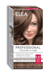 Стойкая крем-краска для волос Elea Professional Colour&Care 5.7 Golden Light brown, 123 мл цена и информация | Краска для волос | pigu.lt
