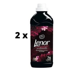 Кондиционер для белья Lenor Diamond & Lotus Flower, 750 мл x 2 шт. упаковка цена и информация | Lenor Бытовая химия и инвентарь для уборки | pigu.lt