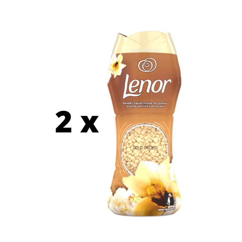 Kvapiosios granulės Lenor Gold Orchid, 210g x 2 vnt. pakuotė kaina ir informacija | Skalbimo priemonės | pigu.lt