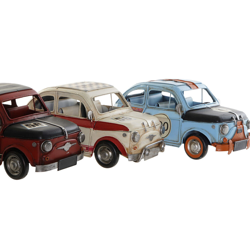 DKD Home Decor dekoratyvinis vintažinis automobilis, 3 vnt. kaina ir informacija | Interjero detalės | pigu.lt