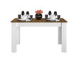 Stalas ML Meble Lille 15, baltas kaina ir informacija | Virtuvės ir valgomojo stalai, staliukai | pigu.lt