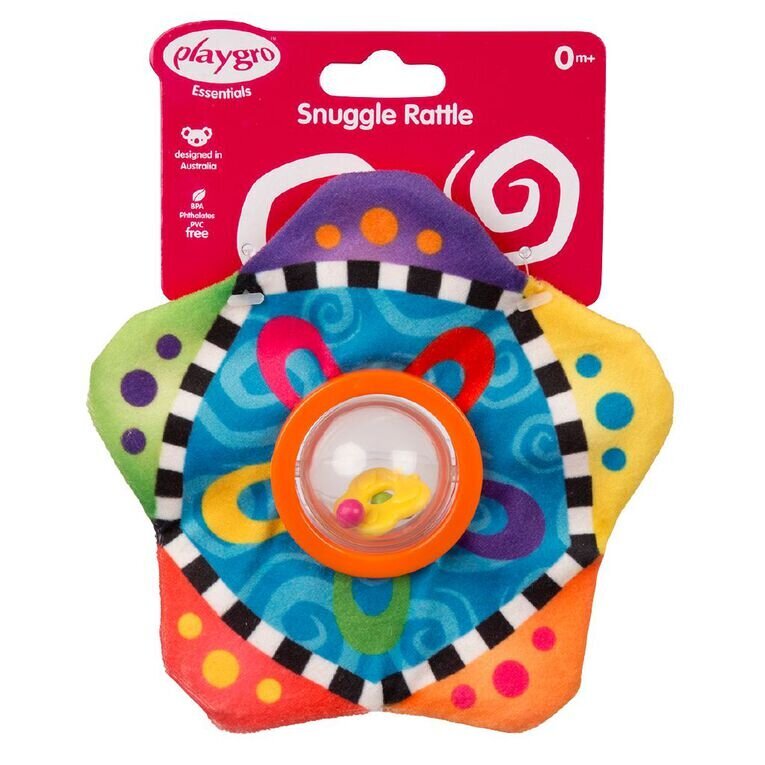 Barškutis Playgro Snuggle Rattle, 187241 kaina ir informacija | Žaislai kūdikiams | pigu.lt