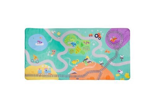 Dvipusis žaidimų kilimėlis Playgro City to Country, 80x158 cm цена и информация | Lavinimo kilimėliai | pigu.lt