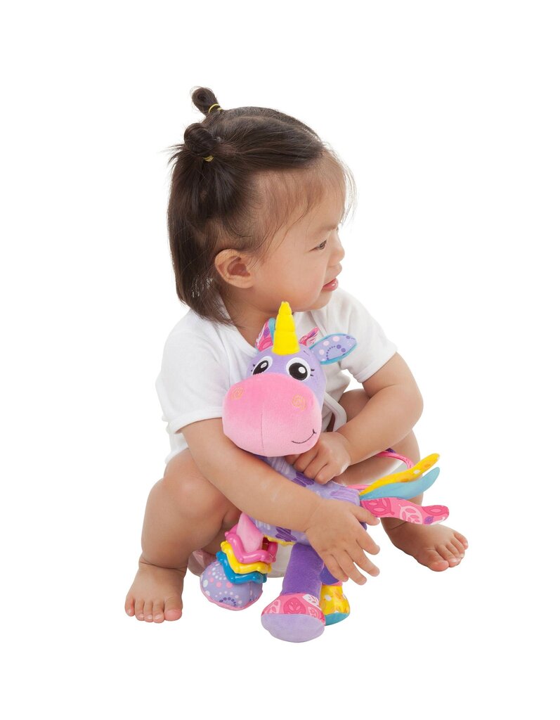 Pakabinamas minkštas žaislas Playgro Stella Unicorn, 186981 kaina ir informacija | Žaislai kūdikiams | pigu.lt