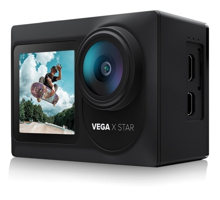 Niceboy Vega X STAR WI-FI 4K / 20MPx Waterproof Sport Camera + Holder Mounting цена и информация | Veiksmo ir laisvalaikio kameros | pigu.lt
