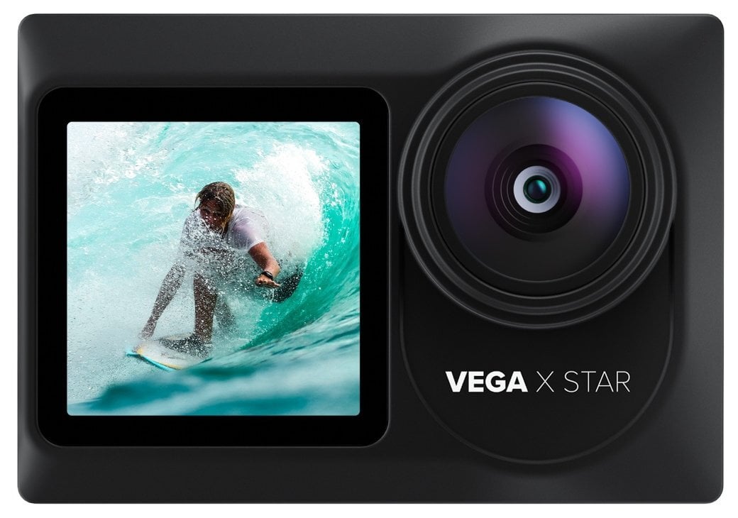 Niceboy Vega X STAR WI-FI 4K / 20MPx Waterproof Sport Camera + Holder Mounting цена и информация | Veiksmo ir laisvalaikio kameros | pigu.lt