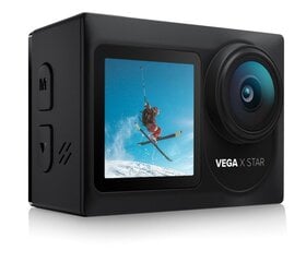 Водостойкая спорт камера + держатель крепления Niceboy Vega X STAR WI-FI 4K / 20MPx  цена и информация | Экшн-камеры | pigu.lt