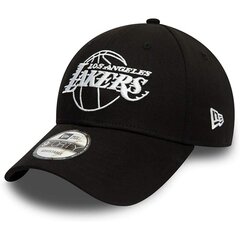 Спортивная кепка NBA ESSENTIAL OUTLINE New Era 12292584 Чёрный (Один размер) цена и информация | Мужские шарфы, шапки, перчатки | pigu.lt