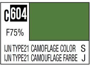 Nitro dažai Mr.Hobby Mr.Color C-604 IJN Type21 Camouflage Color, 10ml kaina ir informacija | Piešimo, tapybos, lipdymo reikmenys | pigu.lt