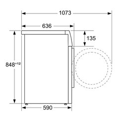 Bosch Serie 6 WGG2440RSN цена и информация | Стиральные машины | pigu.lt