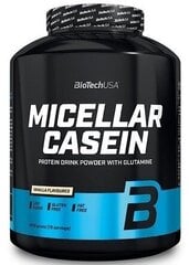 Biotech USA Micellar Casein, braškių skonio, 2270 g kaina ir informacija | Baltymai | pigu.lt