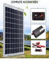 Система солнечных батарей, 50/60A, контроллер заряда с инвертором цена и информация | Зарядные устройства Power bank | pigu.lt