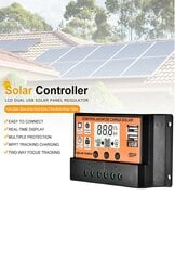 Солнечный контроллер заряда, 12V/24V, MPPT/PWM, 50A цена и информация | Зарядные устройства Power bank | pigu.lt