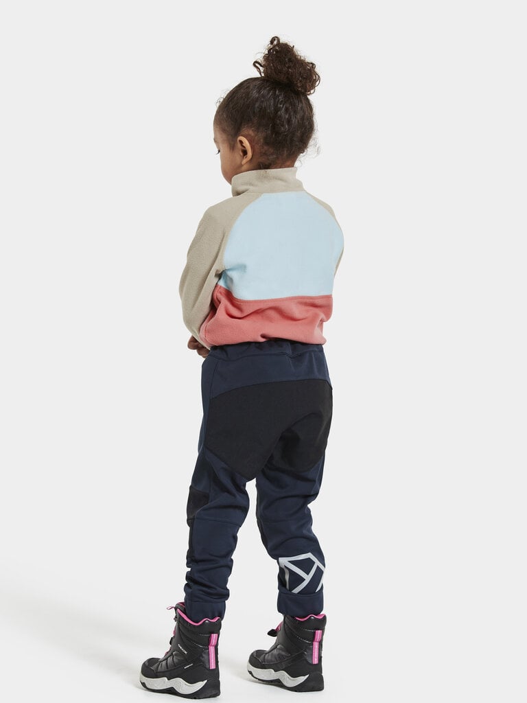 Didriksons vaikiškos pavasario-rudens softshell kelnės LÖVET, tamsiai mėlynos цена и информация | Kelnės berniukams | pigu.lt