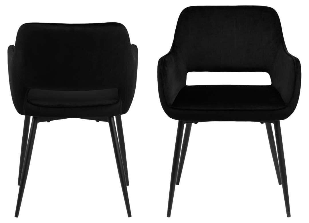 Valgomojo kėdė Actona Ranja, juoda kaina ir informacija | Virtuvės ir valgomojo kėdės | pigu.lt
