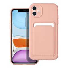 Dėklas telefonui Forcell CARD - IPHONE 11 , rožinis kaina ir informacija | Telefono dėklai | pigu.lt