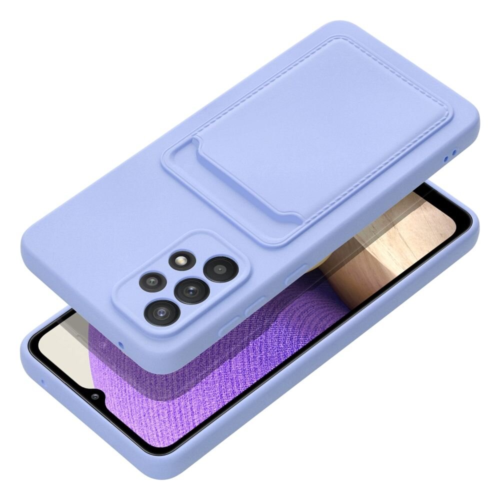 Dėklas telefonui Forcell CARD - SAMSUNG A53 5G , violetinė kaina ir informacija | Telefono dėklai | pigu.lt