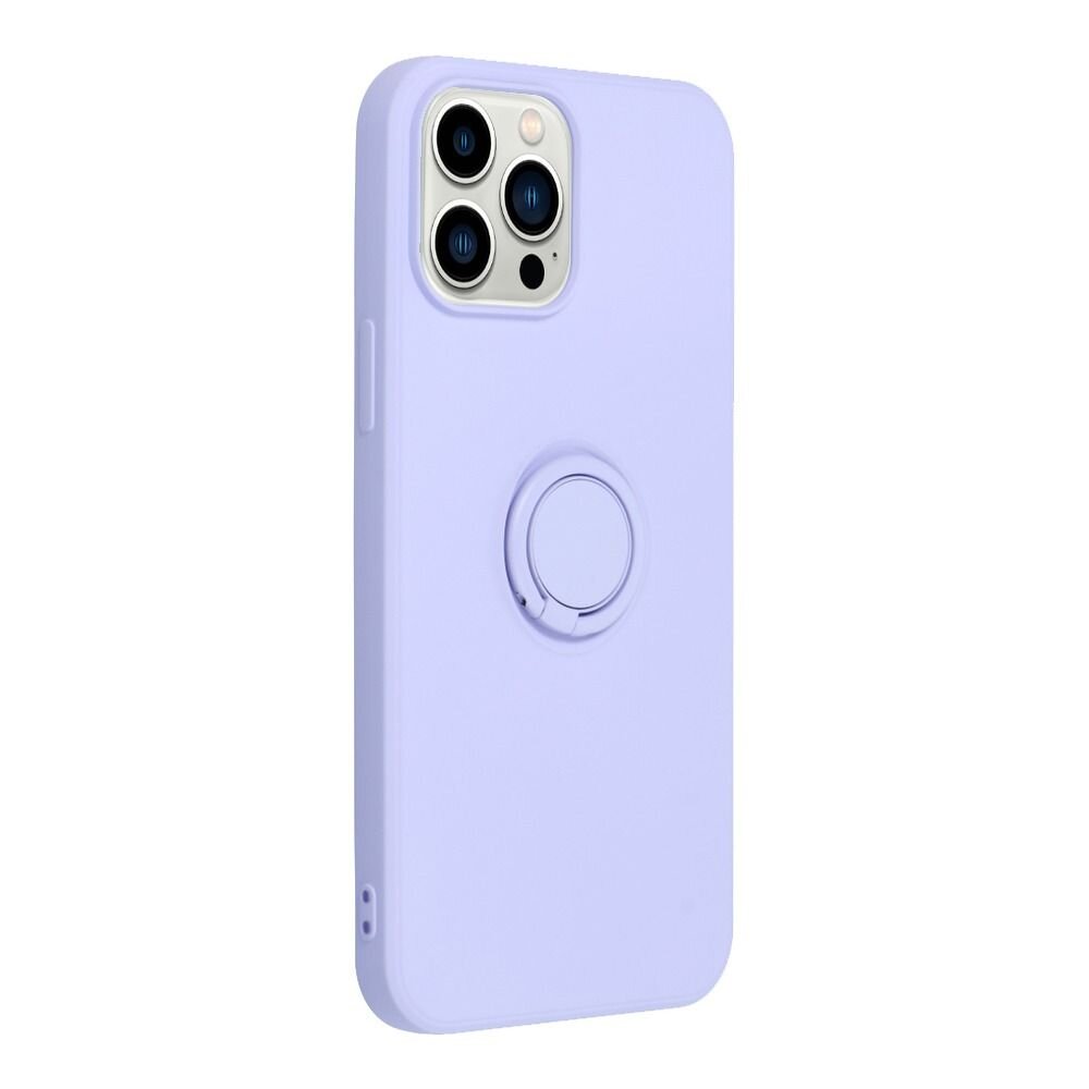 Dėklas telefonui Forcell SILICONE RING - IPHONE 13 PRO , violetinė kaina ir informacija | Telefono dėklai | pigu.lt