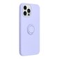 Dėklas telefonui Forcell SILICONE RING - IPHONE 13 PRO , violetinė цена и информация | Telefono dėklai | pigu.lt