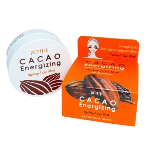 Paakių pagalvėlės Petitfee Cacao Energizing Hydrogel, 60vnt. цена и информация | Veido kaukės, paakių kaukės | pigu.lt