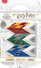 Ластик MAPED Pyramid Harry Potter 3 шт. цена и информация | Канцелярские товары | pigu.lt