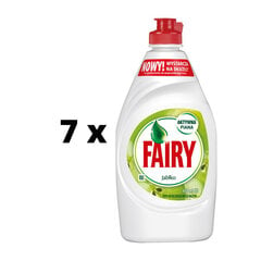 Indų ploviklis FAIRY Apple, 450 ml x 7 vnt. pakuotė kaina ir informacija | Fairy Virtuvės, buities, apyvokos prekės | pigu.lt