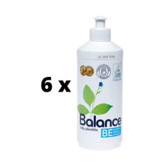 Indų ploviklis BALANCE, neutralus, 500 ml x 6 vnt. pakuotė kaina ir informacija | Indų plovimo priemonės | pigu.lt