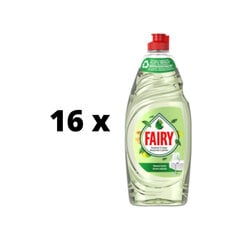 Indų ploviklis FAIRY Bergamoth & Ginger, 650 ml x 16 vnt. pakuotė kaina ir informacija | Indų plovimo priemonės | pigu.lt