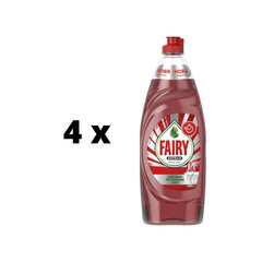 Indų ploviklis FAIRY Forest Fruits Supercore, 650 ml x 4 vnt. pakuotė kaina ir informacija | Indų plovimo priemonės | pigu.lt