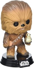 Funko POP! Star Wars: The Last Jedi - Chewbacca With Porg kaina ir informacija | Žaidėjų atributika | pigu.lt