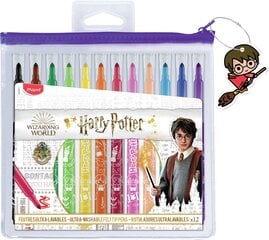 Flomasteriai Maped Long Life Harry Potter, 12 spalvų kaina ir informacija | Piešimo, tapybos, lipdymo reikmenys | pigu.lt