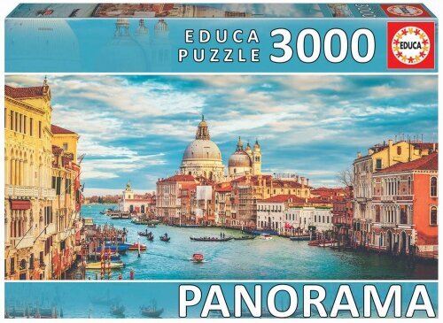 Dėlionė Educa Grand Canal Venice, 3000 d. kaina ir informacija | Dėlionės (puzzle) | pigu.lt