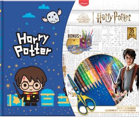 Комплект MAPED Harry Potter 35 предметов + наклейки цена и информация | Принадлежности для рисования, лепки | pigu.lt