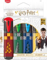Текстмаркеры MAPED Harry Potter 4 цвета цена и информация | Принадлежности для рисования, лепки | pigu.lt
