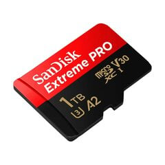 Карта памяти SANDISK EXTREME PRO microSDXC 1 ТБ 200/140 МБ/с UHS-I U3 (SDSQXCD-1T00-GN6MA) цена и информация | Карты памяти для фотоаппаратов, камер | pigu.lt