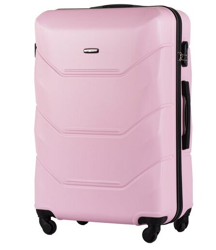 Nedidelis šviesiai ružavas (pink) lagaminas Wings TD147 (rankiniam bagažui) S kaina ir informacija | Lagaminai, kelioniniai krepšiai | pigu.lt