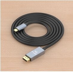USB-C DisplayPort kabelis 8K 5K 4K 144 Hz Mac MACBOOK 240Hz Zenwire kaina ir informacija | Zenwire Kompiuterinė technika | pigu.lt