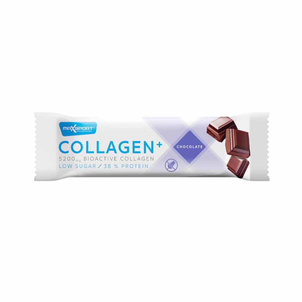MAX SPORT Collagen+ šokolado plytelė 40g цена и информация | Batonėliai | pigu.lt