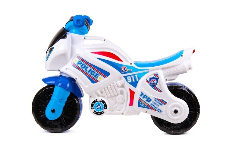 Paspiriamasis motociklas mažajam policininkui цена и информация | Žaislai berniukams | pigu.lt