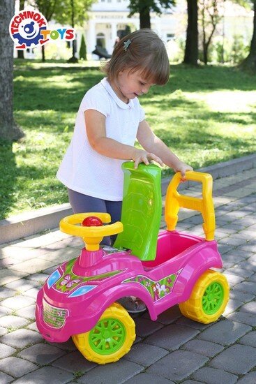 Paspiriamasis automobilis mergaitei kaina ir informacija | Žaislai kūdikiams | pigu.lt