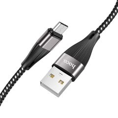 HOCO kabelis USB į Micro 2,4A Blessing X57 1 metras juodas kaina ir informacija | Laidai telefonams | pigu.lt