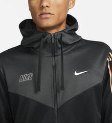 Мужской джемпер Nike M Nsw Repeat Sw Pk Fz Hoody DX2025 010 DX2025 010/S цена и информация | Мужские толстовки | pigu.lt