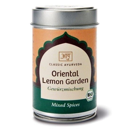 Prieskonių mišinys Oriental Lemon Garden, Classic Ayurveda, 50 g kaina ir informacija | Prieskoniai, prieskonių rinkiniai | pigu.lt