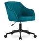 MINK pasukamas fotelis, jūros žalias aksomas kaina ir informacija | Biuro kėdės | pigu.lt